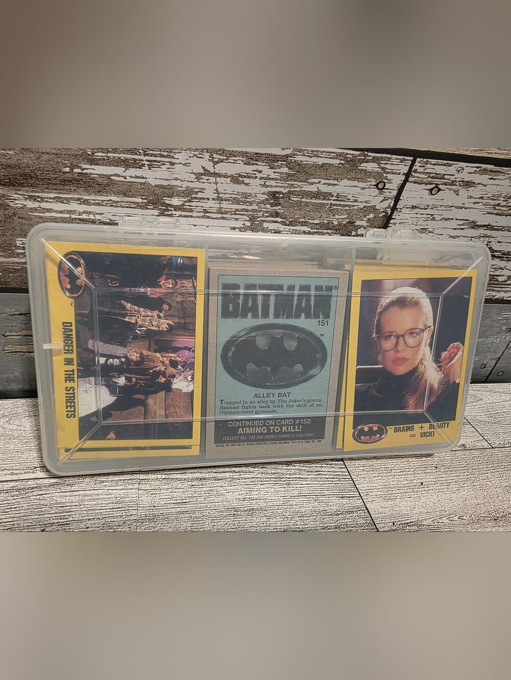 Vintage Batman Trading Card Set - Yellow/Black